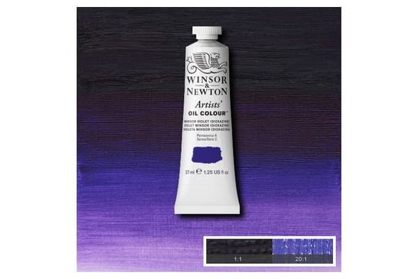 Artists oil colour 37ml winsor violet 733