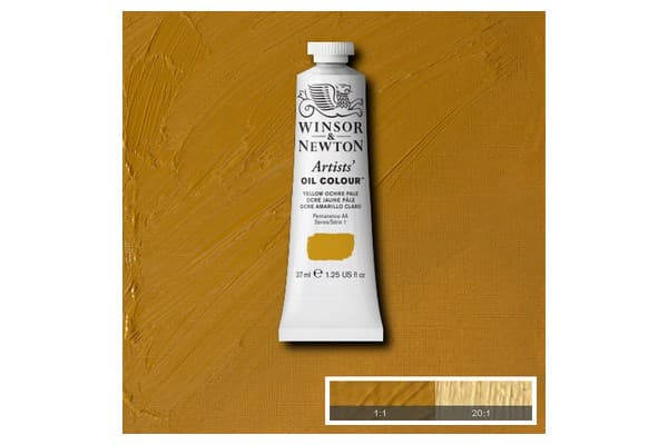 Artists oil colour 37ml yellow ochre pale 746
