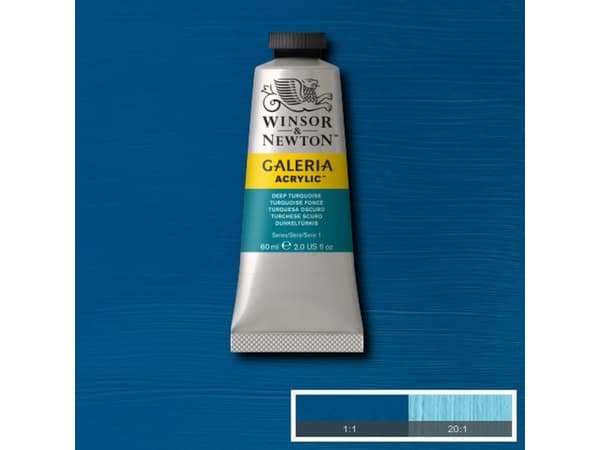 Galeria Akryyli 60Ml Syvä turkoosi 232