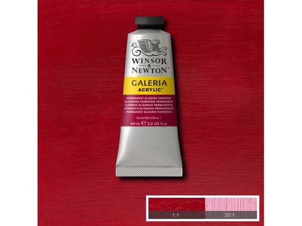 Winsor & Newton Galeria, Rød, Rør, 60 ml