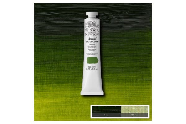 Artists oil colour 200ml sap green 599