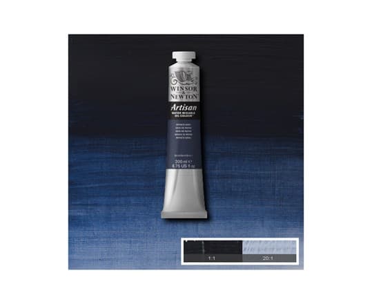 Artisan water mix oil 200ml paynes grey 465