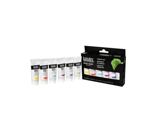 Heavy Body vibrant color set 6x22ml