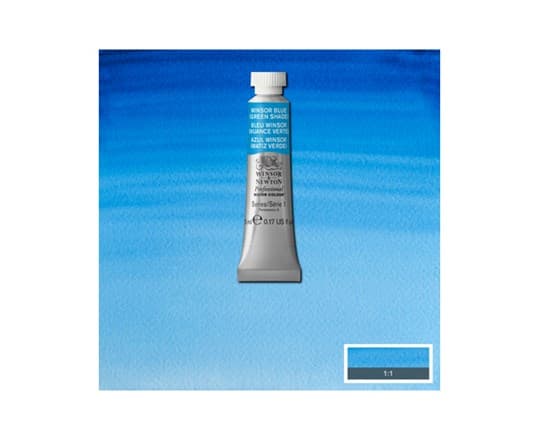 Watercolour proff 5ml Winsor Blue, Green Shade 707
