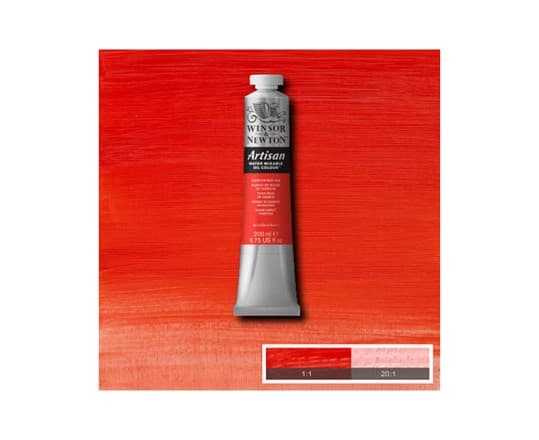 Artisan water mix oil 200ml cad. red hue 095