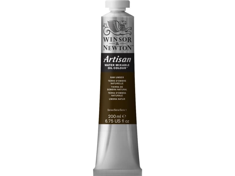 Artisan water mix oil 200ml raw umber 554