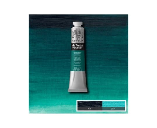 Artisan water mix oil 200ml phthalo green 522