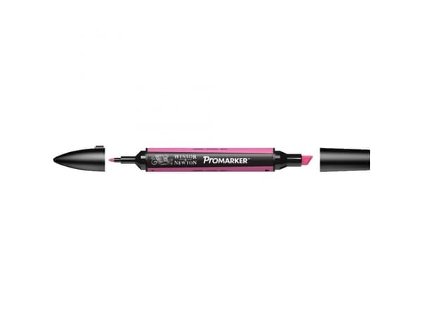 Winsor & Newton 0203218, Vaaleanpunainen, Monivärinen, Cerise, Ohut/medium, Leveä/terävä kärki, Pyöreä