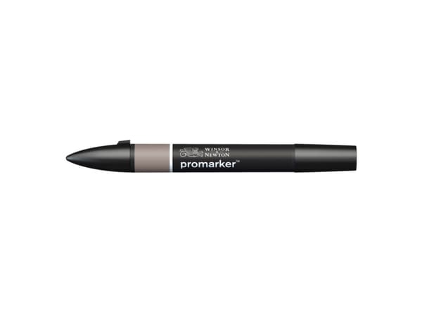 Winsor & Newton 0203131, Harmaa, Monivärinen, Warm Grey 4, Ohut/medium, Leveä/terävä kärki, Pyöreä