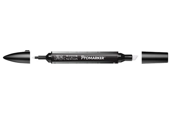 Winsor & Newton 0203339, Väritön, Musta, Valkoinen, Blender, Ohut/medium, Leveä/terävä kärki, Pyöreä