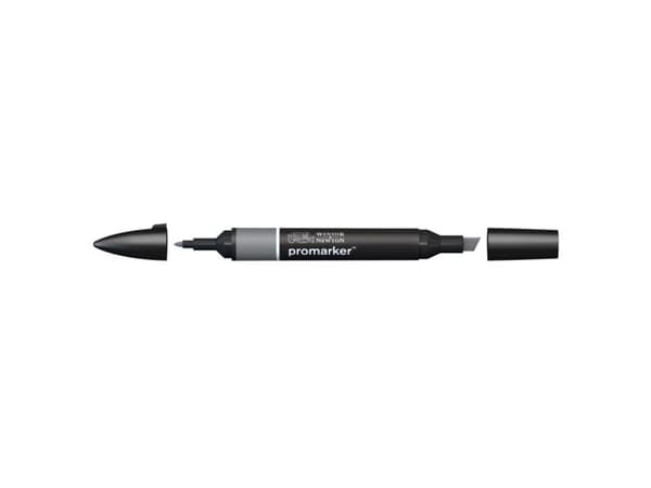 Winsor & Newton 0203158, Grå, Flerfarget, Cool Grey 4, Fin/medium, Meisel-/kulespiss, Rund