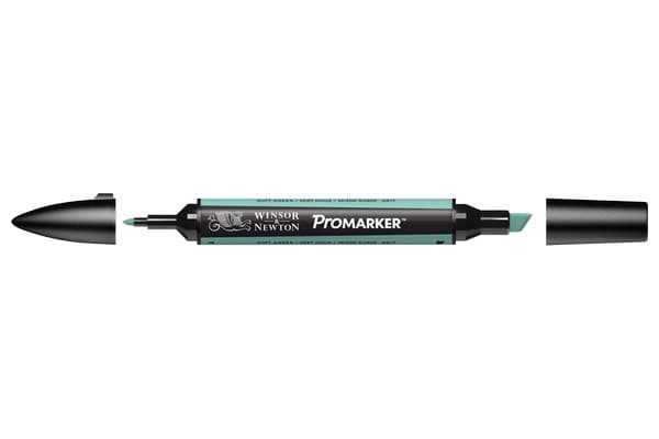 Winsor & Newton 0203275, Vihreä, Monivärinen, SOFT GREEN, Ohut/medium, Leveä/terävä kärki, Pyöreä