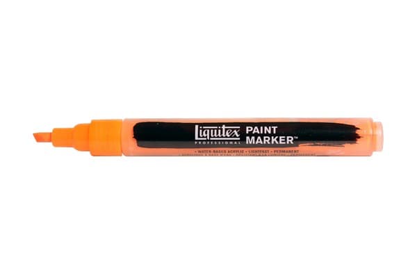 Liquitex Acryloc Marker, Oranssi, Musta, Valkoinen, 2 mm, Poika/tyttö, 1 kpl