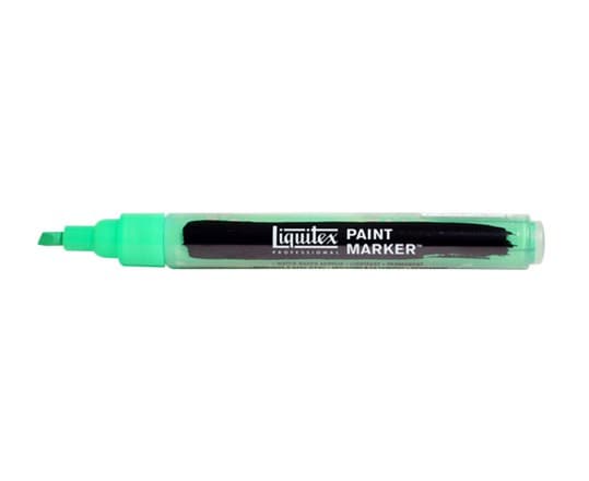 Paint Marker Fin Fluorescent Green 985