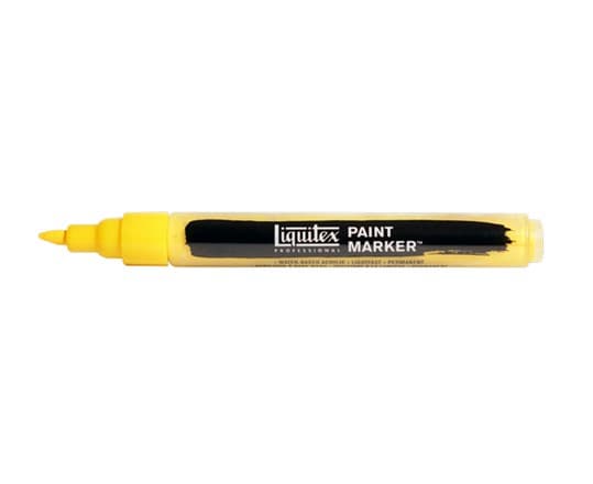 Liquitex Acrylic Marker, Gul, Svart, Gul, 2 mm, 1 styck