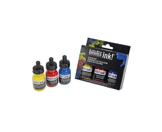 Proff. acrylic ink 3 pack color