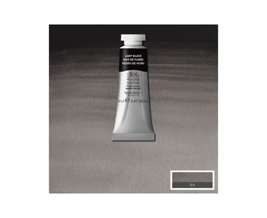 Watercolour proff. 14ml Lamp Black 337