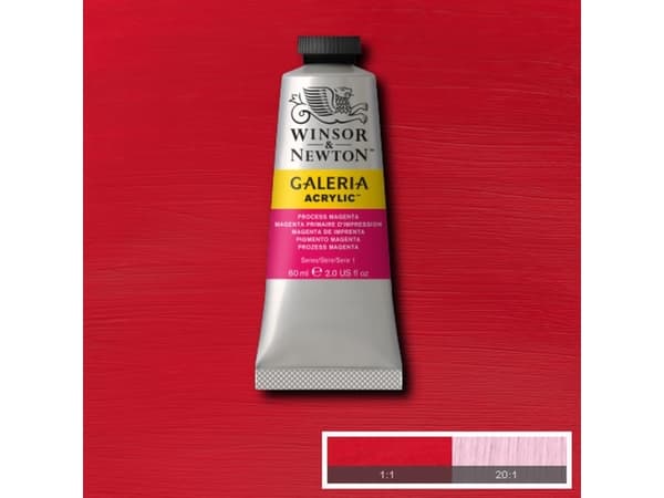 Winsor &amp; Newton Galeria, 60 ml, Magenta, Rør, Rør