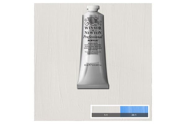 Proff. akryl 60ml blandning vit 415