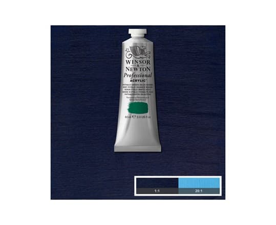 Winsor & Newton Professional Acrylic, 60 ml, Sininen, Tuubi