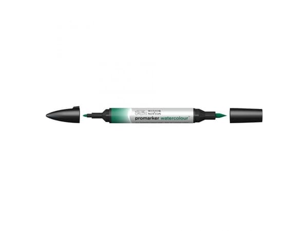 Winsor & Newton 0201312, Grønn, Assorterte farger, Hooker''s Green Dark, Fin/medium, Meisel-/kulespiss, Rund