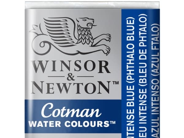 Cotman watercolour 1/2 pan Intense Blue 327