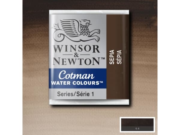 Winsor & Newton Cotman Watercolours, Ruskea, 1 kpl