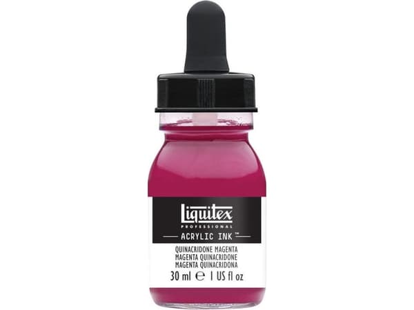 Prof akrylbläck 30Ml Quinacridone Magenta 114