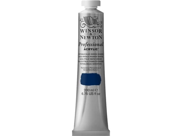 Winsor & Newton Professional Acrylic, 200 ml, Blå, Rør