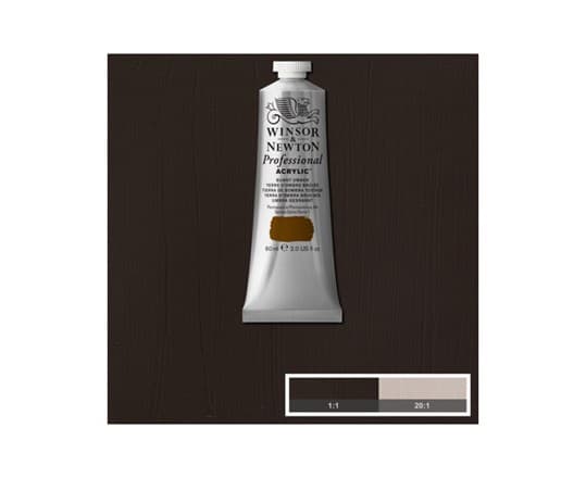 Proff. acrylic 60ml burnt umber 076