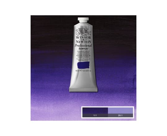 Winsor & Newton Professional Acrylic, 60 ml, Lilla, Rør