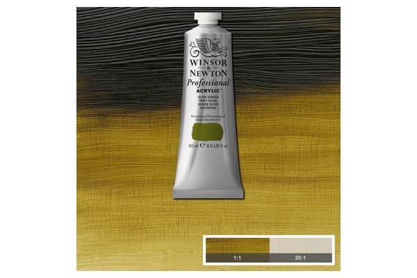 Prof akryyli 60ml Oliivinvihreä 447