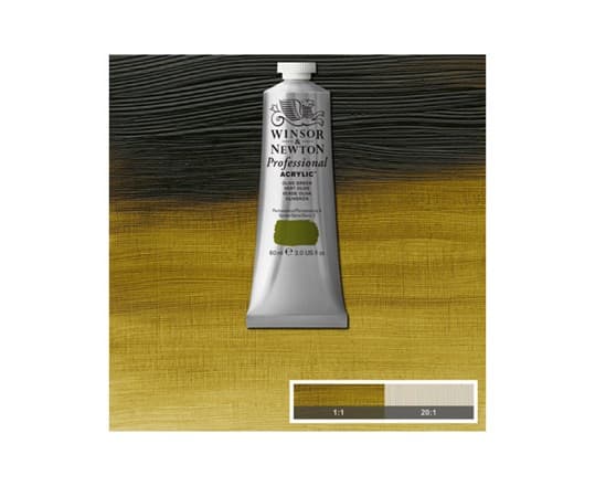 Prof akryyli 60ml Oliivinvihreä 447