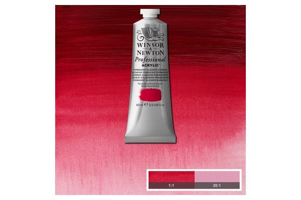 Proff. akryl 60ml permanent alizarin crimson 466