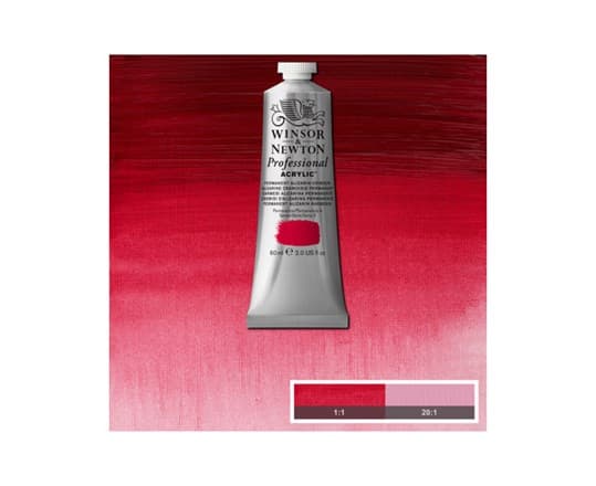 Proff. akryl 60ml permanent alizarin crimson 466
