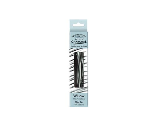 Willow charcoal thin 3pcs