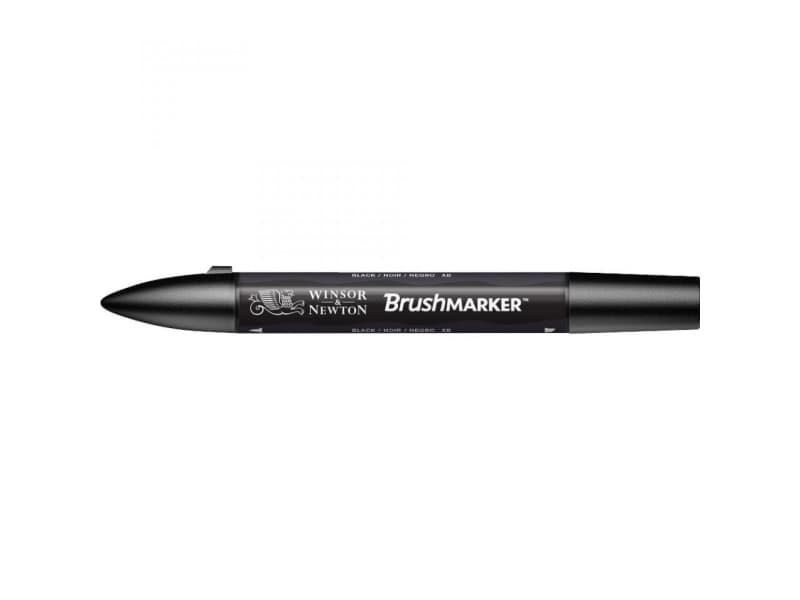 Brush Marker Black Xb