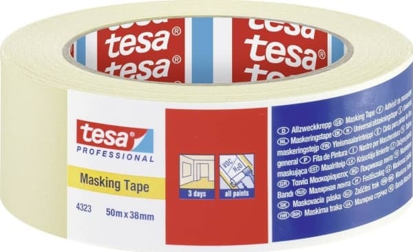 Tesa Malertape - 38mm x 50m - max 50 gr. - 4323