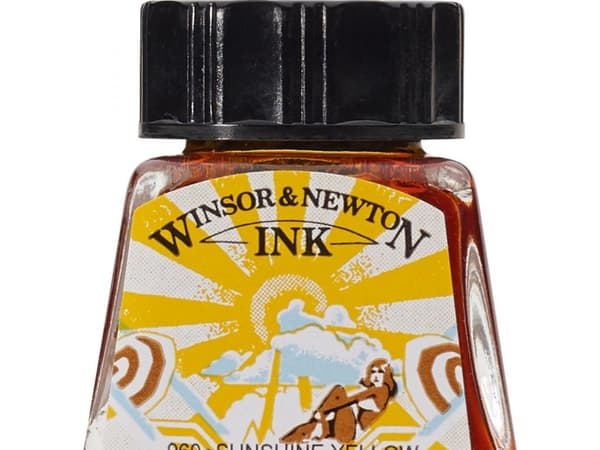 Winsor &amp; Newton 094376899979, Gul, 14 ml, 1 kpl, Sunshine Yellow, auringonpaisteen keltainen väri
