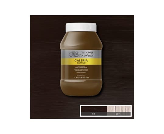 Akryyli Galleria 1L Burnt Umber 076