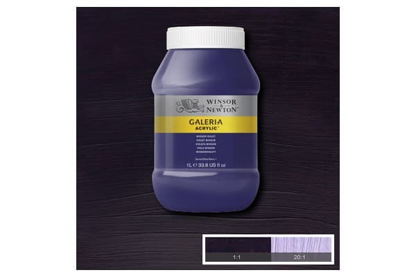 Winsor & Newton Galeria Acrylic, 1000 ml, Fiolett, Krukke
