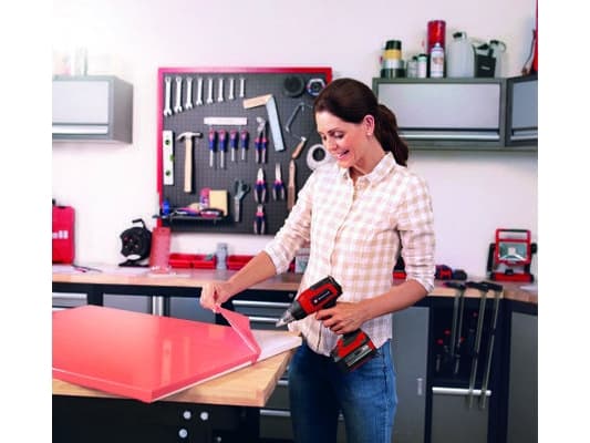 Einhell TE-HA 18 Li, Varmluftspistol, Svart, Röd, 200 l/min, 550 ° C, 200 l/min, 350 ° C