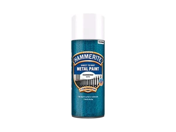 Hammerite smooth-effect spray - Exclusive charge. Valkoinen 400ml