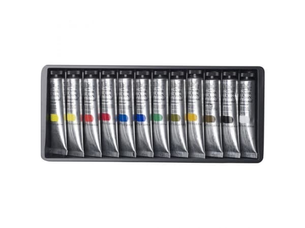 Winsor & Newton 5012572013321, 20 ml, Svart, Blå, Brun, Grön, Rosa, Röd, Vit, Gul, Rör