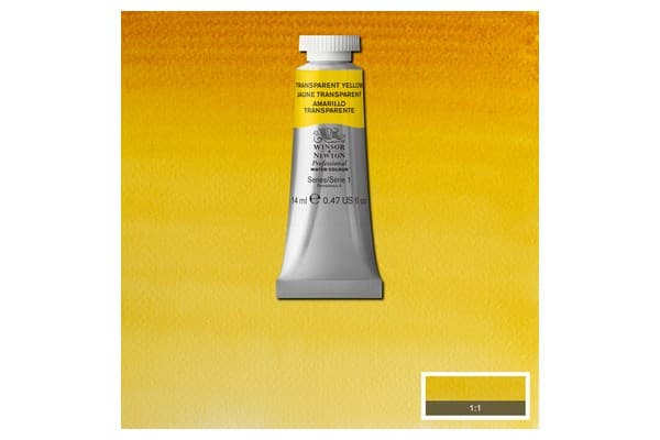 Watercolour proff. 14ml Tranaparent Yellow 653
