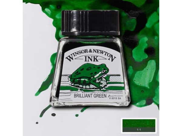 Winsor & Newton 094376899894, Vihreä, 14 ml, 1 kpl, Brilliant Green, Valikoidut värit