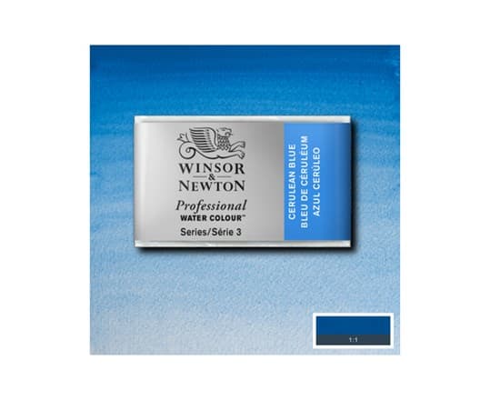 Watercolour proff pan Cerulean Blue 137