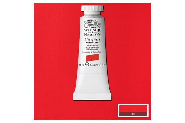 Designers Gouache 14ml Winsor Red 726