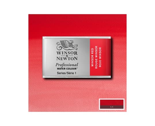 Watercolour proff pan Winsor Red 726
