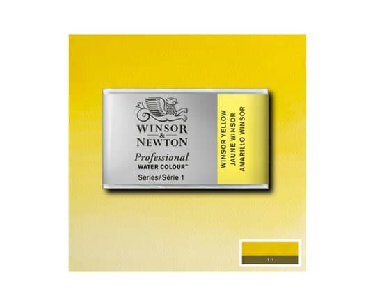 Watercolour proff pan Winsor Yellow 730